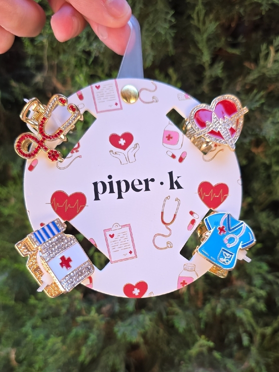 Piper K Accessories - Piper K Medical Hair Clip Set
